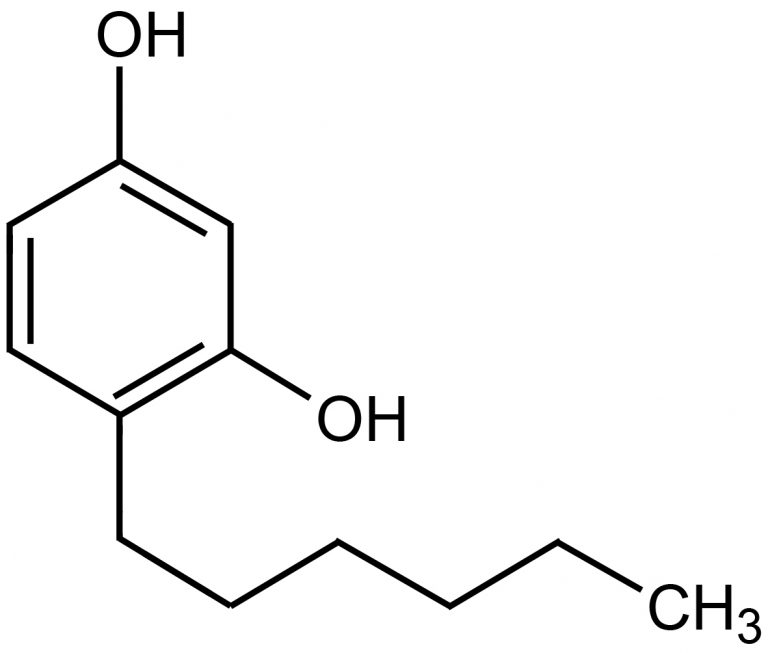 هكسيل ريزورسينول Hexylresorcinol مصادر الكيمياء