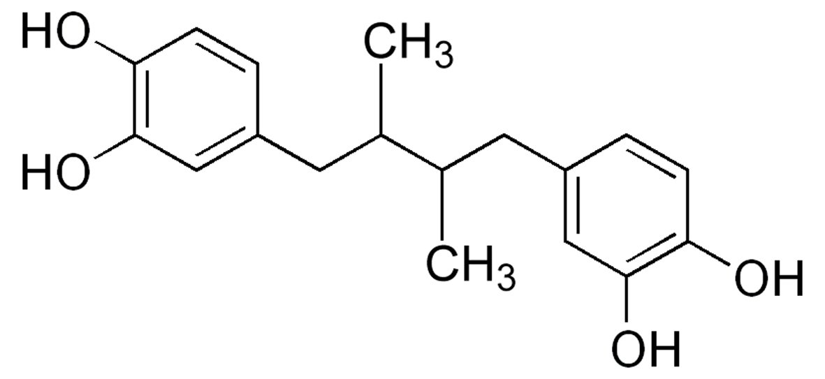 ثنائي حمض الهيدروجويريتيك العادي n-Nordihydroguaiaretic Acid