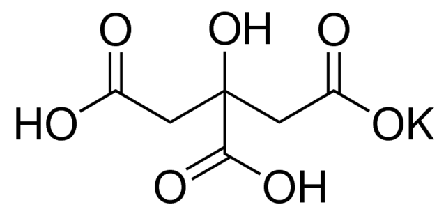 سترات البوتاسيوم أحادي القاعدية Potassium Citrate, Monobasic