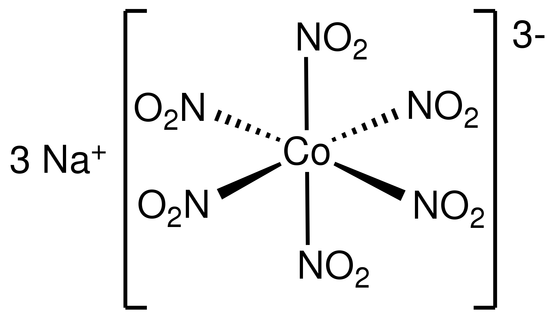 كوبالتي نيتريت الصوديوم Sodium Cobaltinitrite  Na3Co(NO2)6