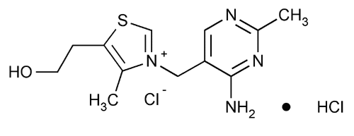 هيدروكلوريد الثيامين Thiamine Hydrochloride (C12H17ClN4OS.HCl)