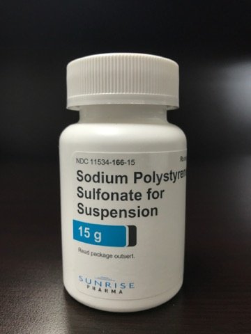 سلفونات متعدد ستايرين الصوديوم Sodium polystyrene sulfonate